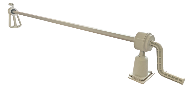 Solarplanenaufroller STD mit Sockel